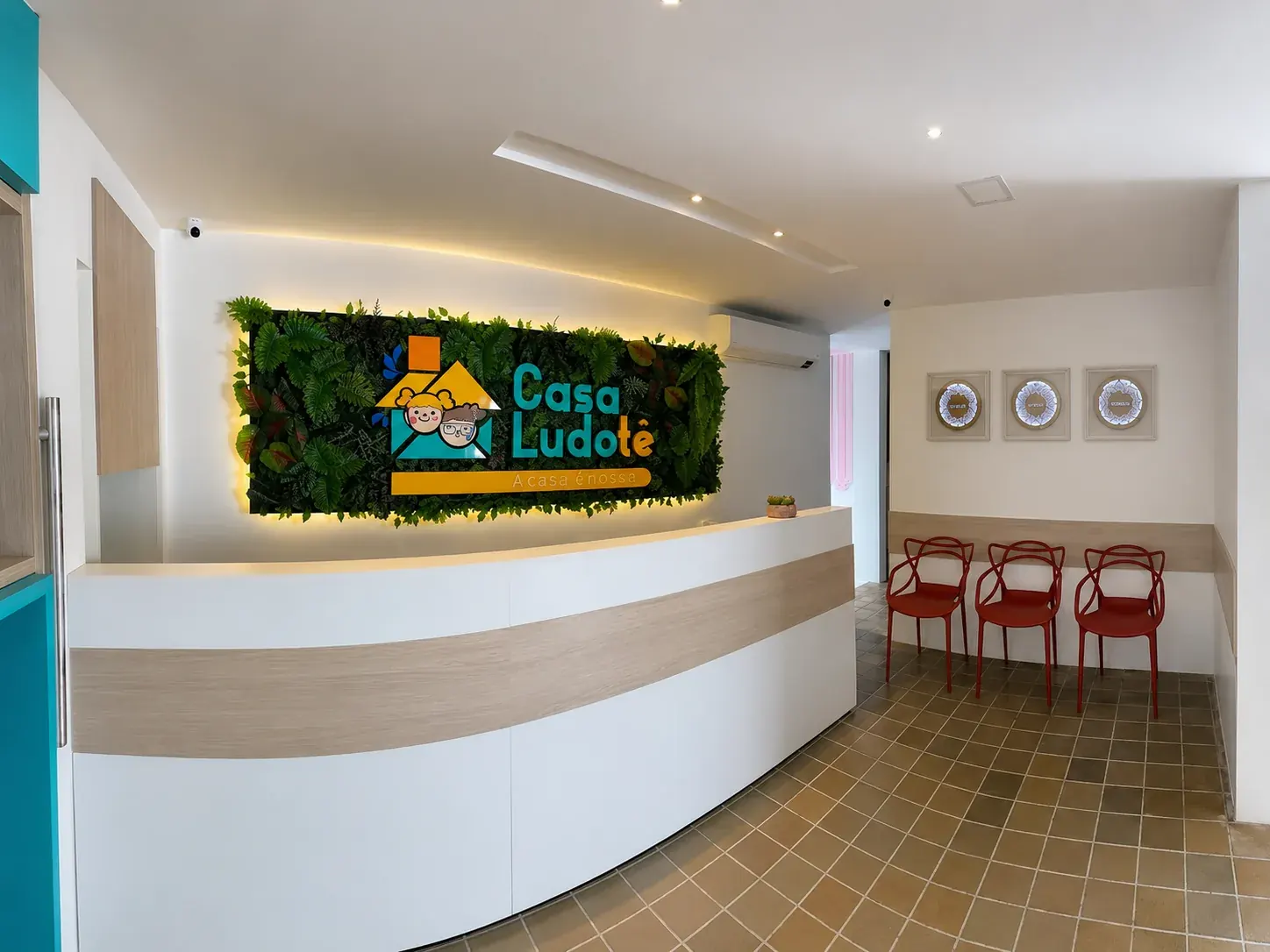 Recepção Casa Ludotê Acqua Terapias
