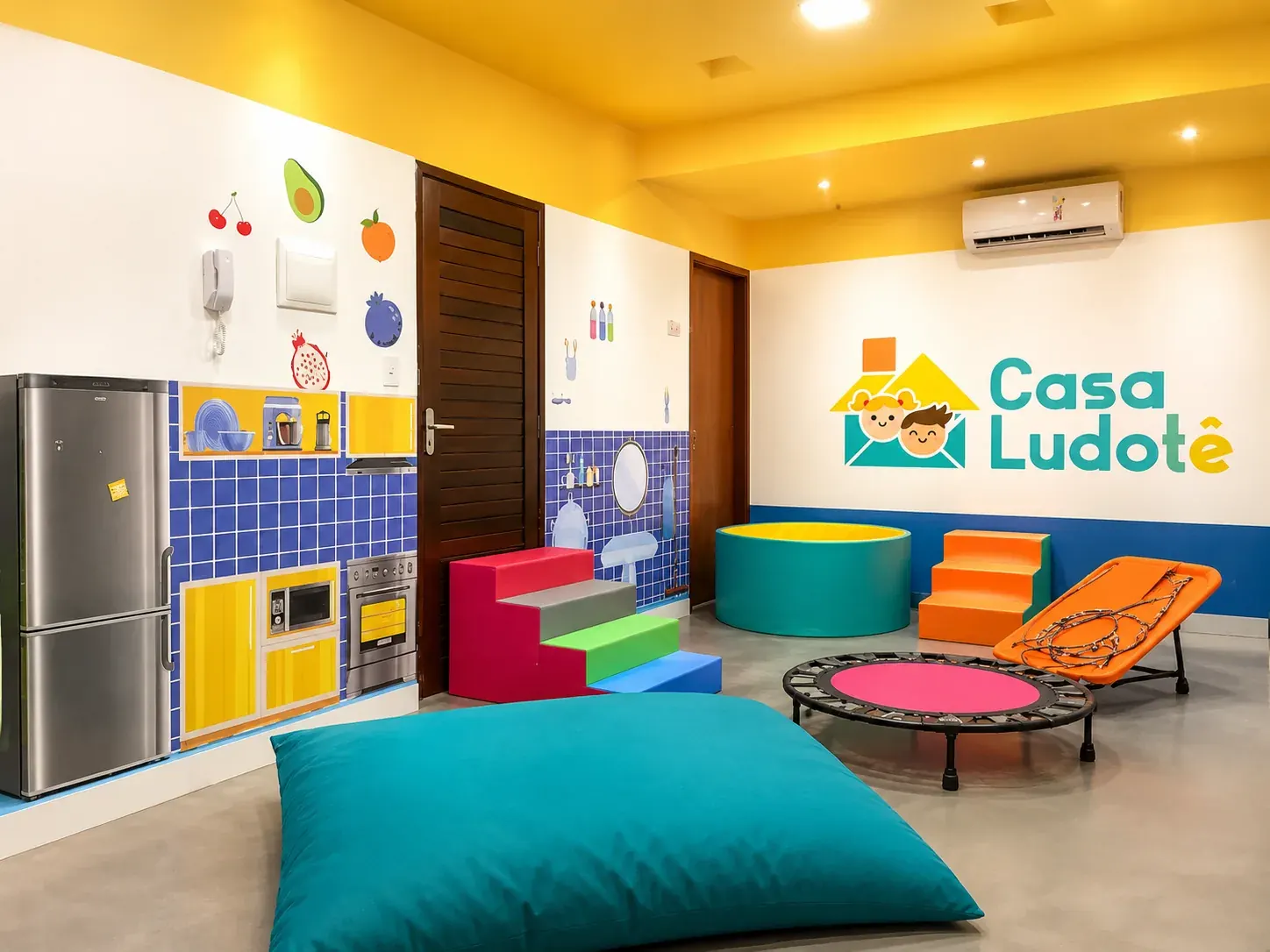 Sala de atividades Casa Ludotê Crescer